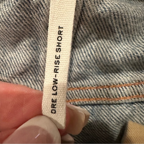 Rag & Bone Dre Shorts Women’s Distressed Low Rise Denim Cutoffs Blue Size 30 - Picture 7 of 11